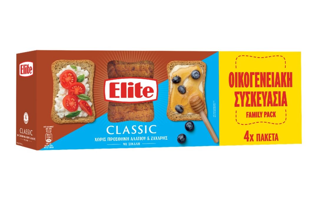 Elite Classic Rusks with Rye No Added Sugar & Salt