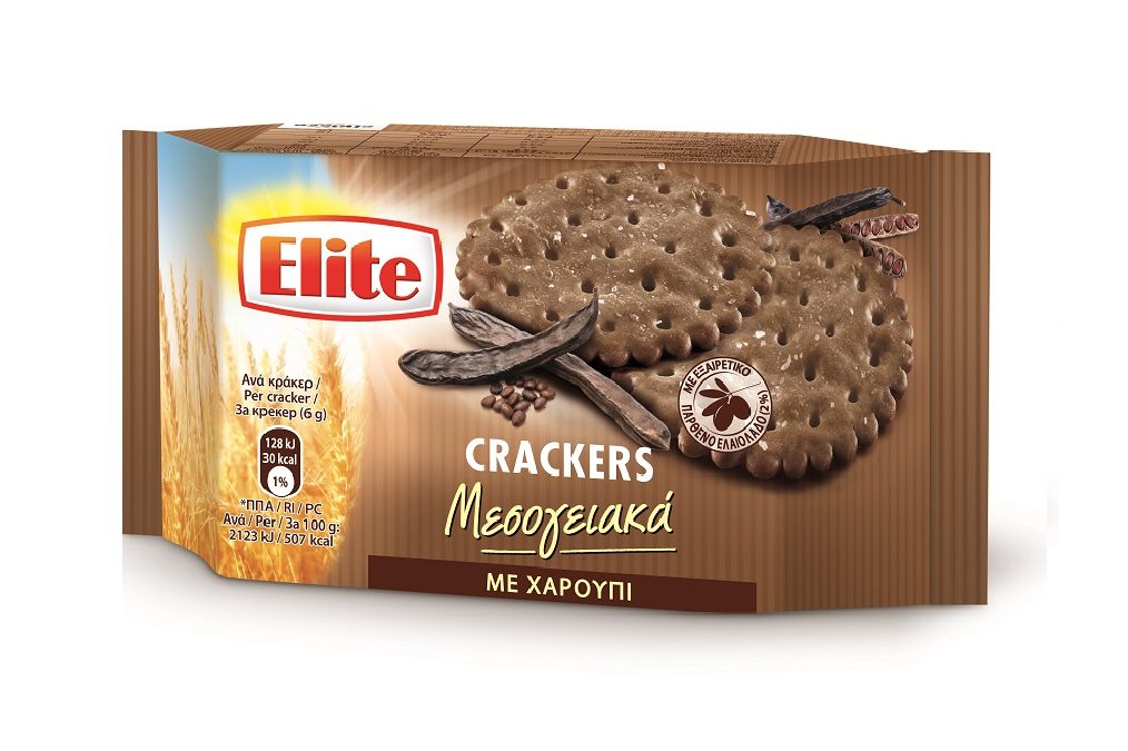 Elite Crackers Μεσογειακά με Χαρούπι