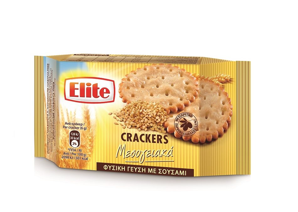 Elite Crackers Μεσογειακά Φυσική γεύση