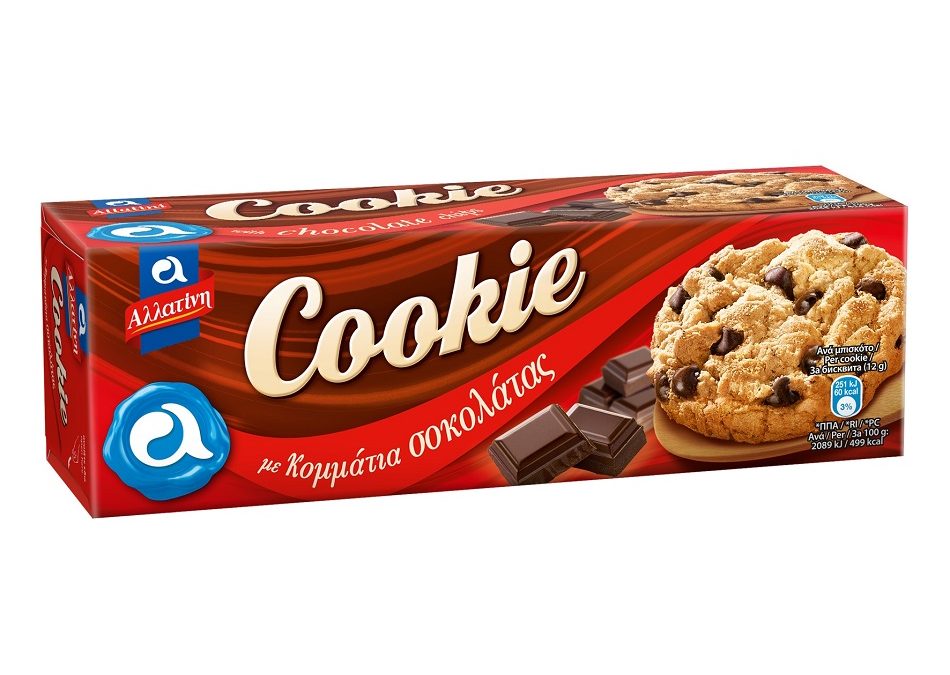 Αλλατίνη Cookie με Κομμάτια Σοκολάτας
