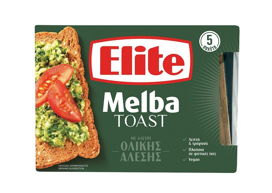 Elite Melba Toast Ολικής Άλεσης