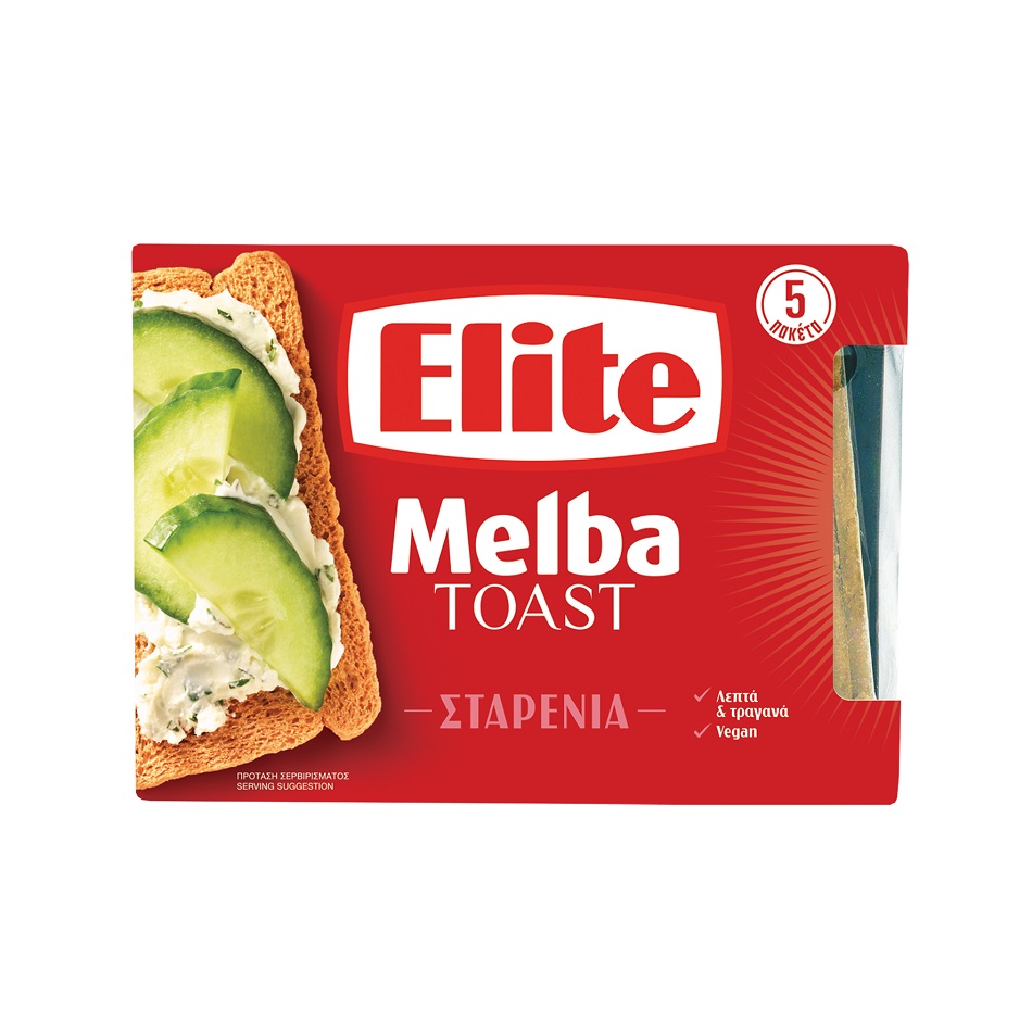 Elite Melba Toast Σταρένια ELBISCO