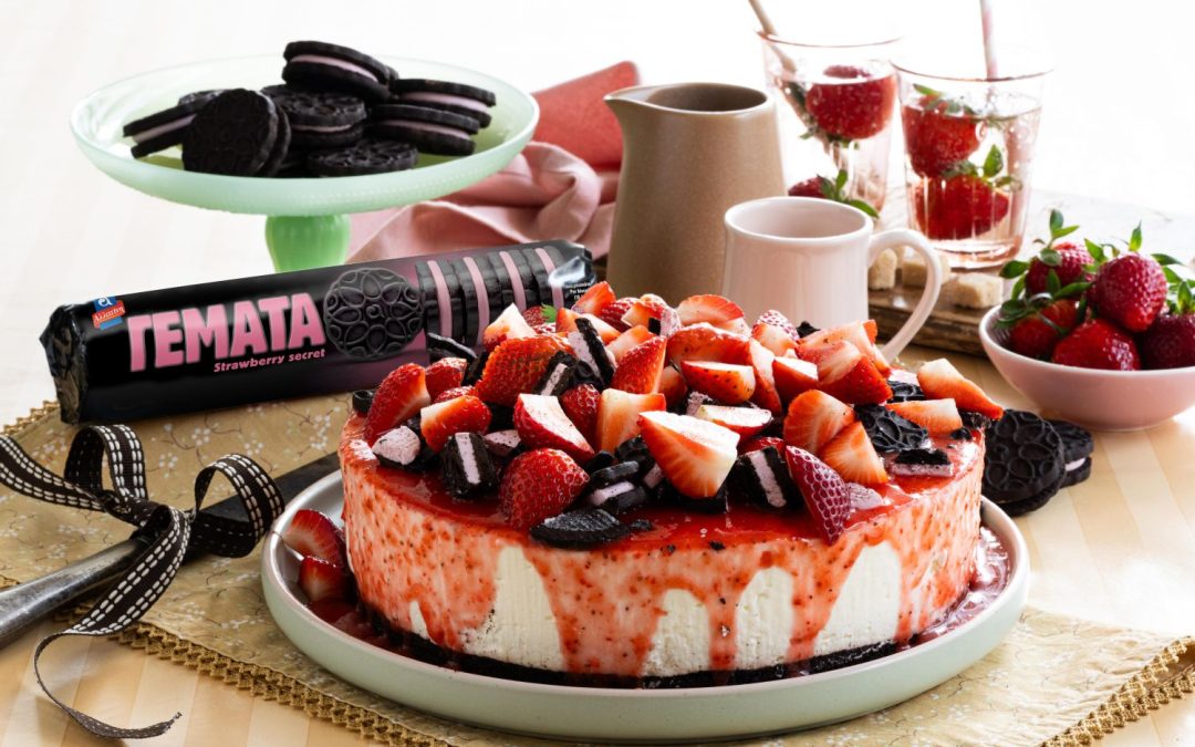 Cheesecake με φράουλες