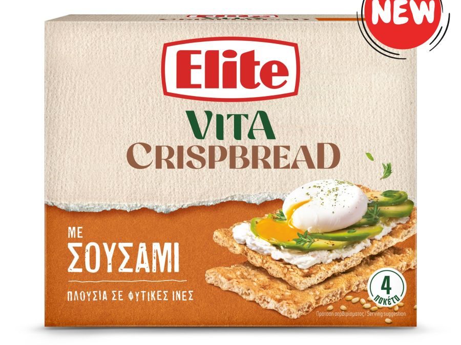 Elite Vita Crispbread με Σουσάμι